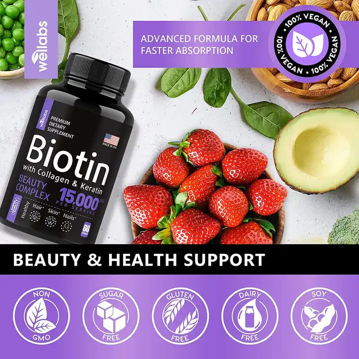 Compound Vitamin B Capsules and Biotin Capsules