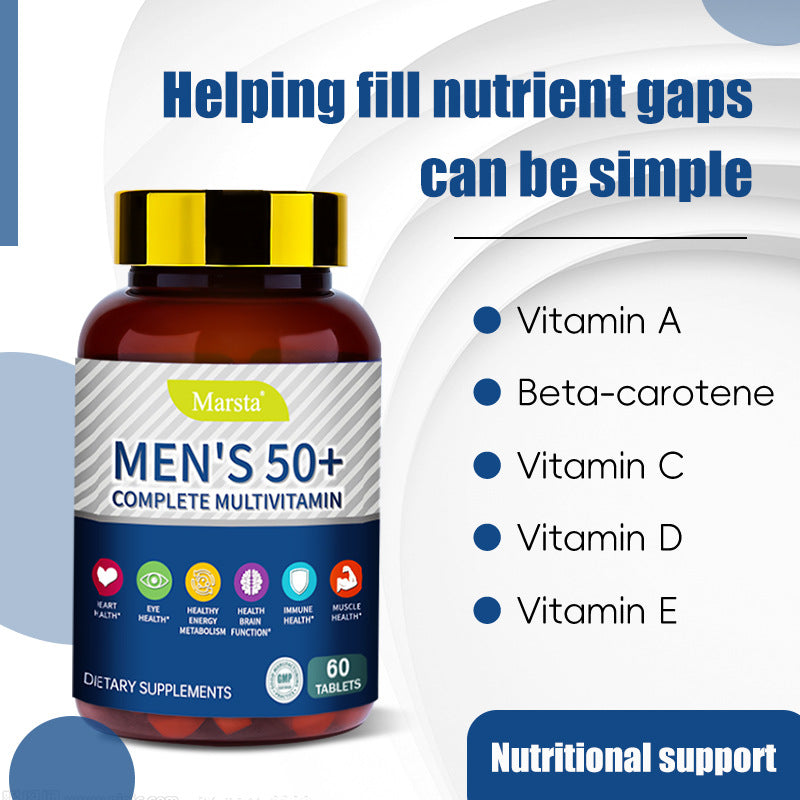 Men's Health Products Men's Multivitamin Tablets MEN'S 50+Complete Multivitamin