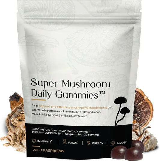 Super mushroom gummie 60 pieces