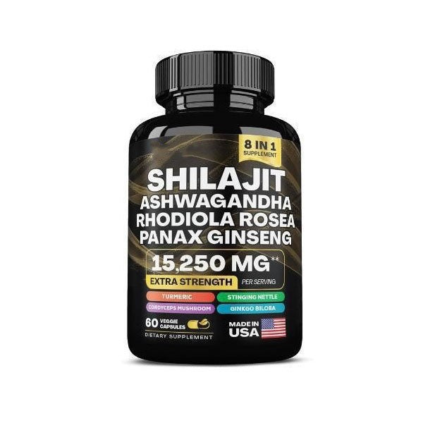 Sea moss Shilajit Frozen Collagen Peptide 2in1 Capsule Help Reduce Wrinkles