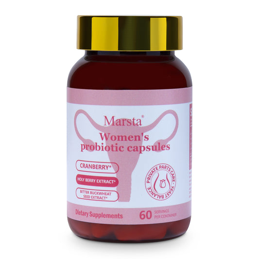 Probiotics capsules for women's private care beneficial bacteria