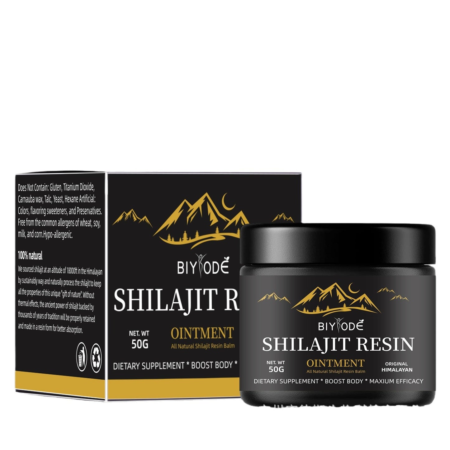 Shilajit paste spot shilajit resin foreign trade shilajit fulvic acid mineral supplement 50g